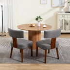 Farmhouse Dining Chairs Set of 2 - Mid-Century Modern Design.