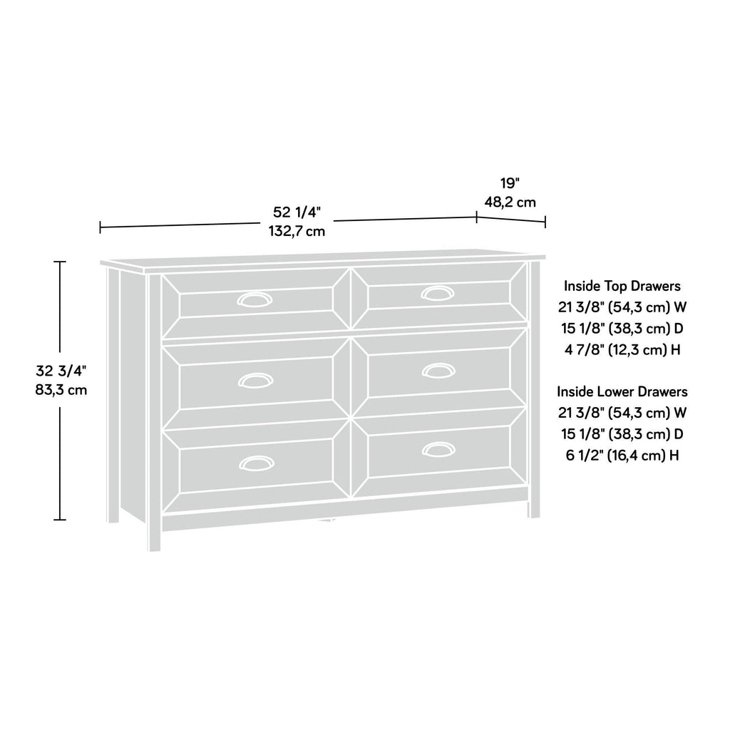 Dresser, Brown finish.