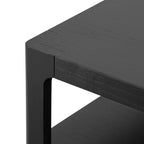Farmhouse Coffee Table with Soft Rounded Profile.