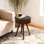 15.7-inch Round Side Table for Compact Spaces.