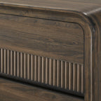 Mid-century Wooden Chest Storage with Five Drawers.