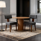 Farmhouse Dining Chairs Set of 2 - Mid-Century Modern Design.