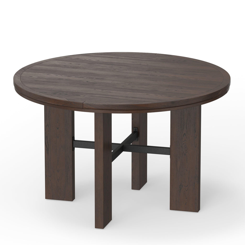 Gorman Dining Game Table with Walnut Finish.