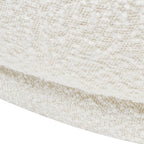 Aire 75' Modern Chaise Lounge in White Boucle.