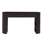 Retro Console Table with Storage for Living Room & Entryway.