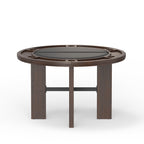 Gorman Dining Game Table with Walnut Finish.