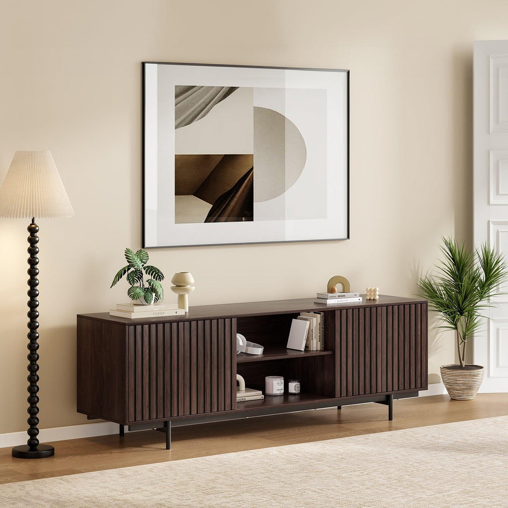 Mid Century Modern TV Stand for TVs Up to 75".