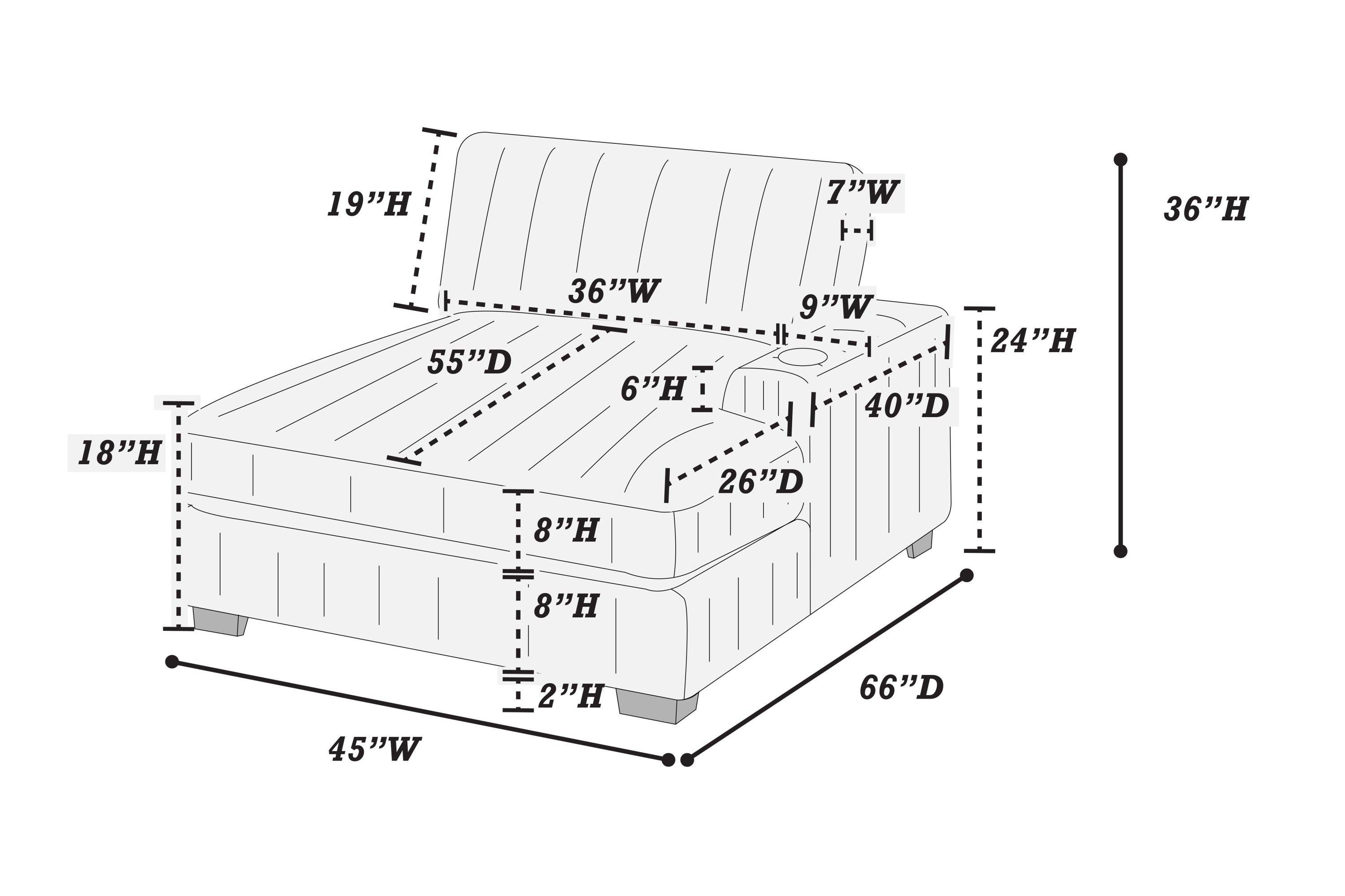 6-PC Modular Sectional Sofa Set with USB Cup Holder.