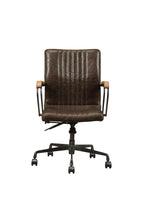 Top Grain Leather Office Chair - Adjustable Height Chair.