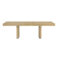 Morgan 78-Inch Rectangular Natural Wood Dining Table for 6