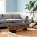43.7'' Modern Coffee Table with Hidden Storage and Removable Top.