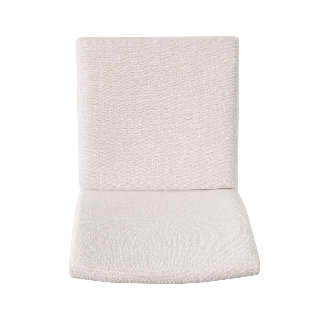 Mid-Century Modern Dining Set with Rubberwood Table and Chairs.