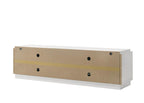 Palmer White TV Stand 70 inches 4-Door.