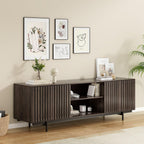 Mid Century Modern TV Stand for TVs Up to 75 inches.