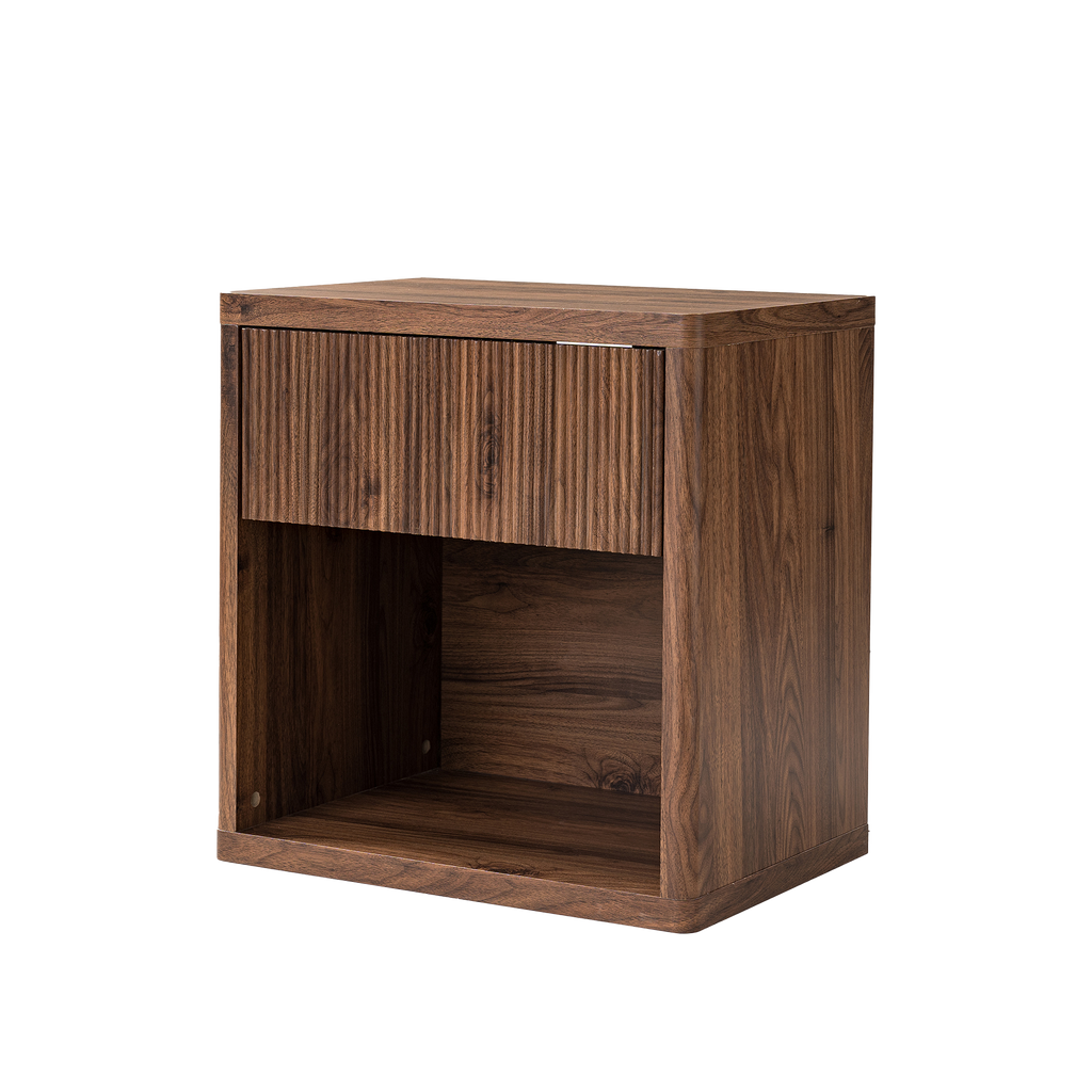 Modern Nightstand with Drawer Storage for Bedroom.