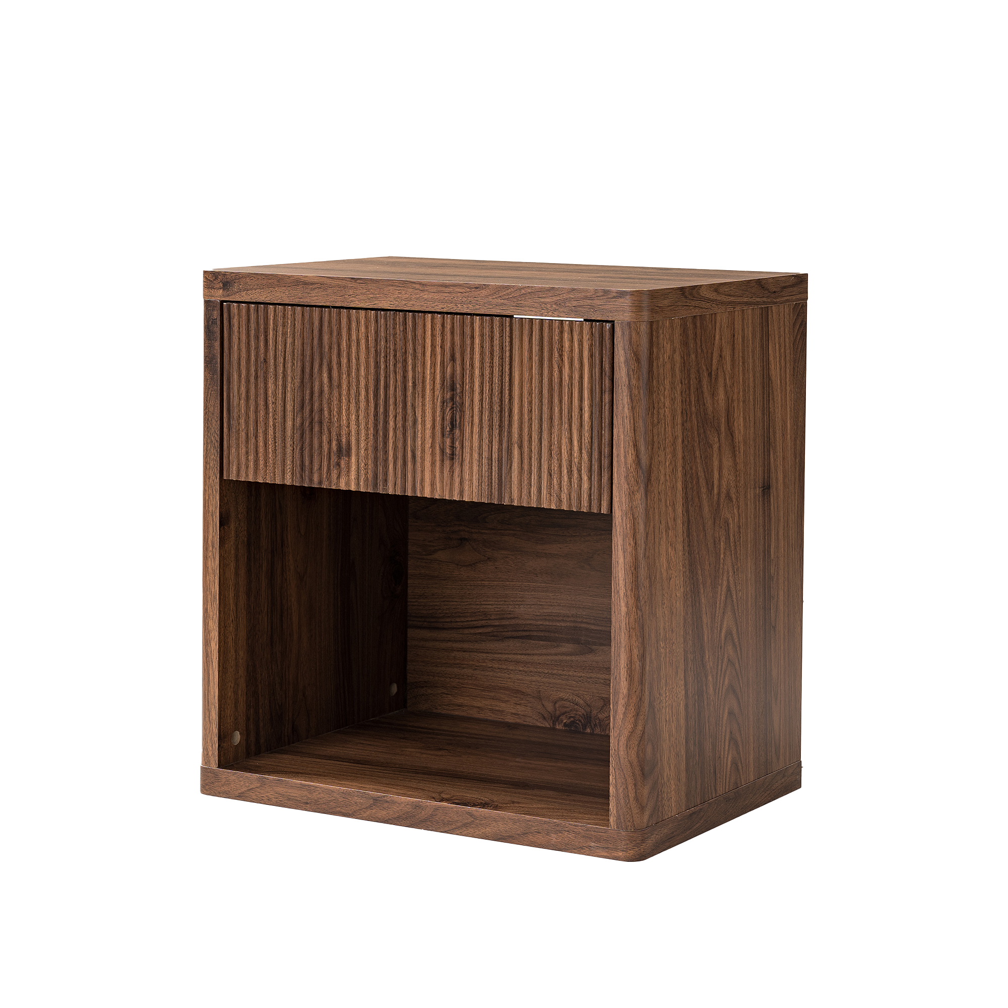 Modern Nightstand with Drawer Storage for Bedroom.