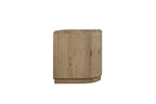 Knotty Oak Accent Table for Stylish Interiors.