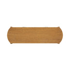 Natural Wood Storage Cabinet for Entryway - 4 Doors.