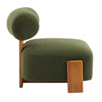 Modern Boucle Lounge Chair for Living Room and Office.