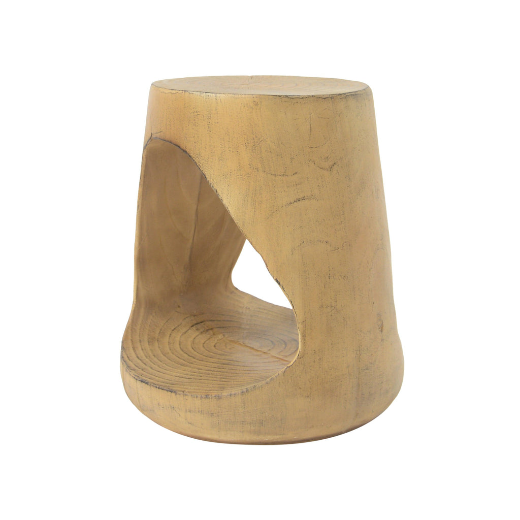 MGO Side Table - Unique Wood Texture.