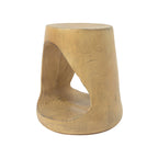 MGO Side Table - Unique Wood Texture.