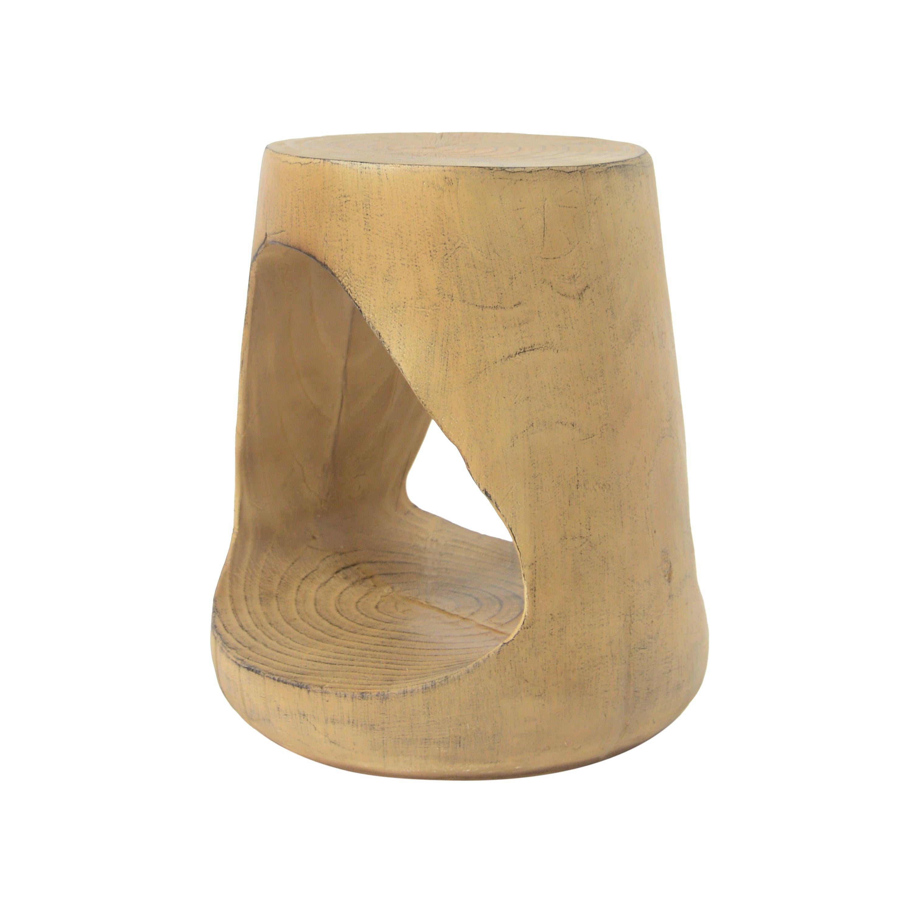 MGO Side Table - Unique Wood Texture.