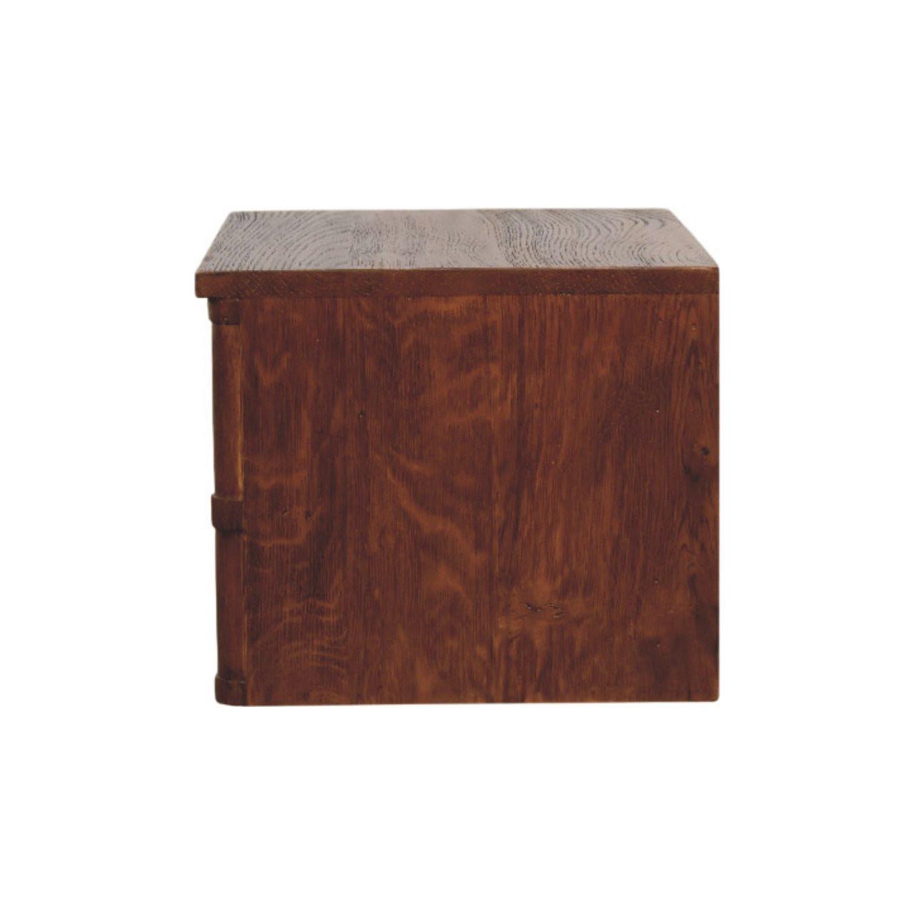 Artisan Furniture Solid Wood Wall Nightstand.