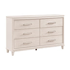 Wooden Bedroom Dresser with Jewelry Trays for Organization.