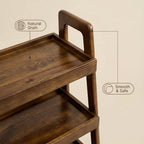 3 Tier Solid Wood Ladder Shelf for Home & Office.