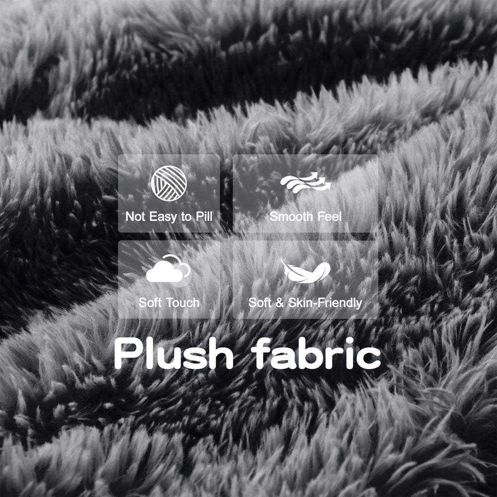 Close-up of plush fabric texture on Modular Sofa - Dark Grey, showcasing soft, skin-friendly, and pill-resistant material.