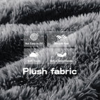 Close-up of plush fabric texture on Dark Grey Modular Sofa, showcasing soft touch, smooth feel, and anti-pilling features for premium comfort.