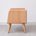 Solid Wood Bedside Cabinet Nordic Storage.