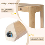 TREXM Rustic Console Table with Drawers for Entryway & Living Room.
