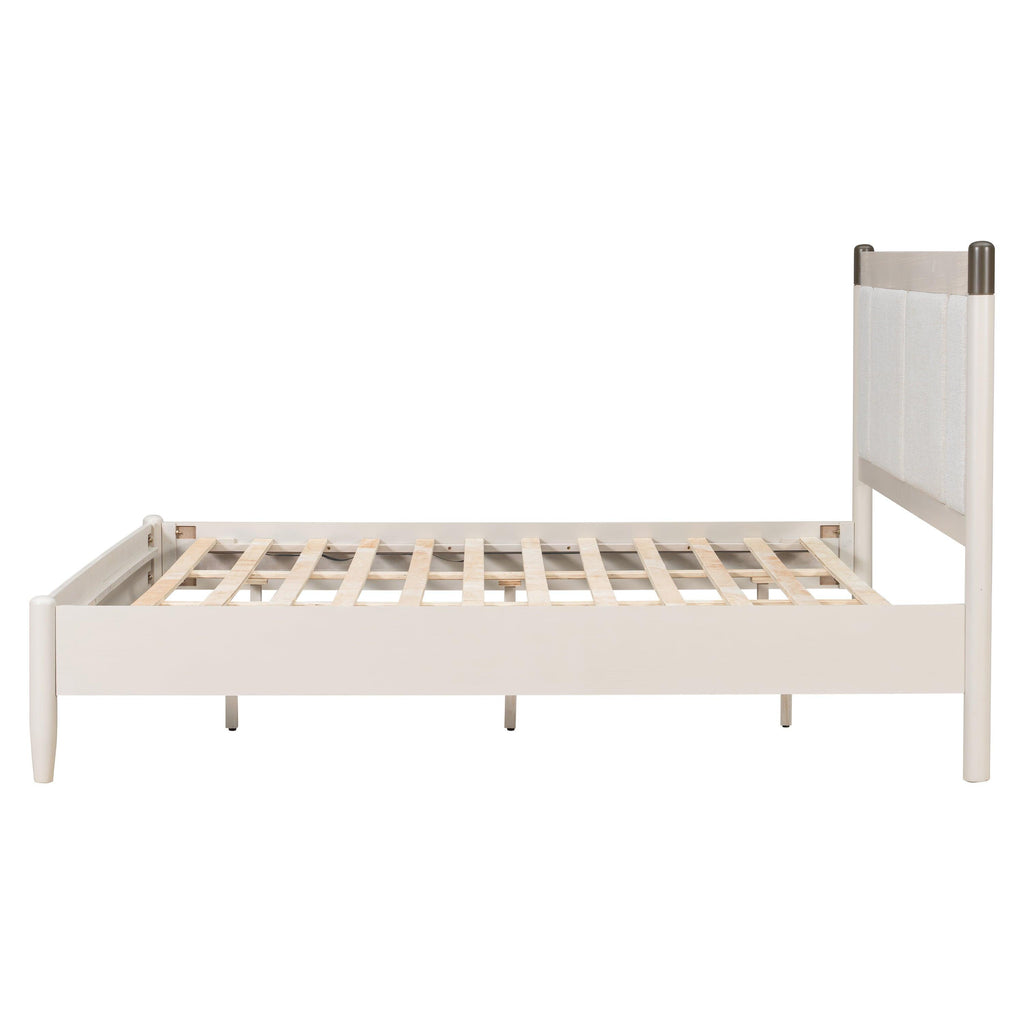 Solid Wood King Bed with Heavy Duty Support.