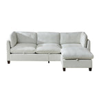 96.5' Sectional Couch with Ottoman for Living Room.