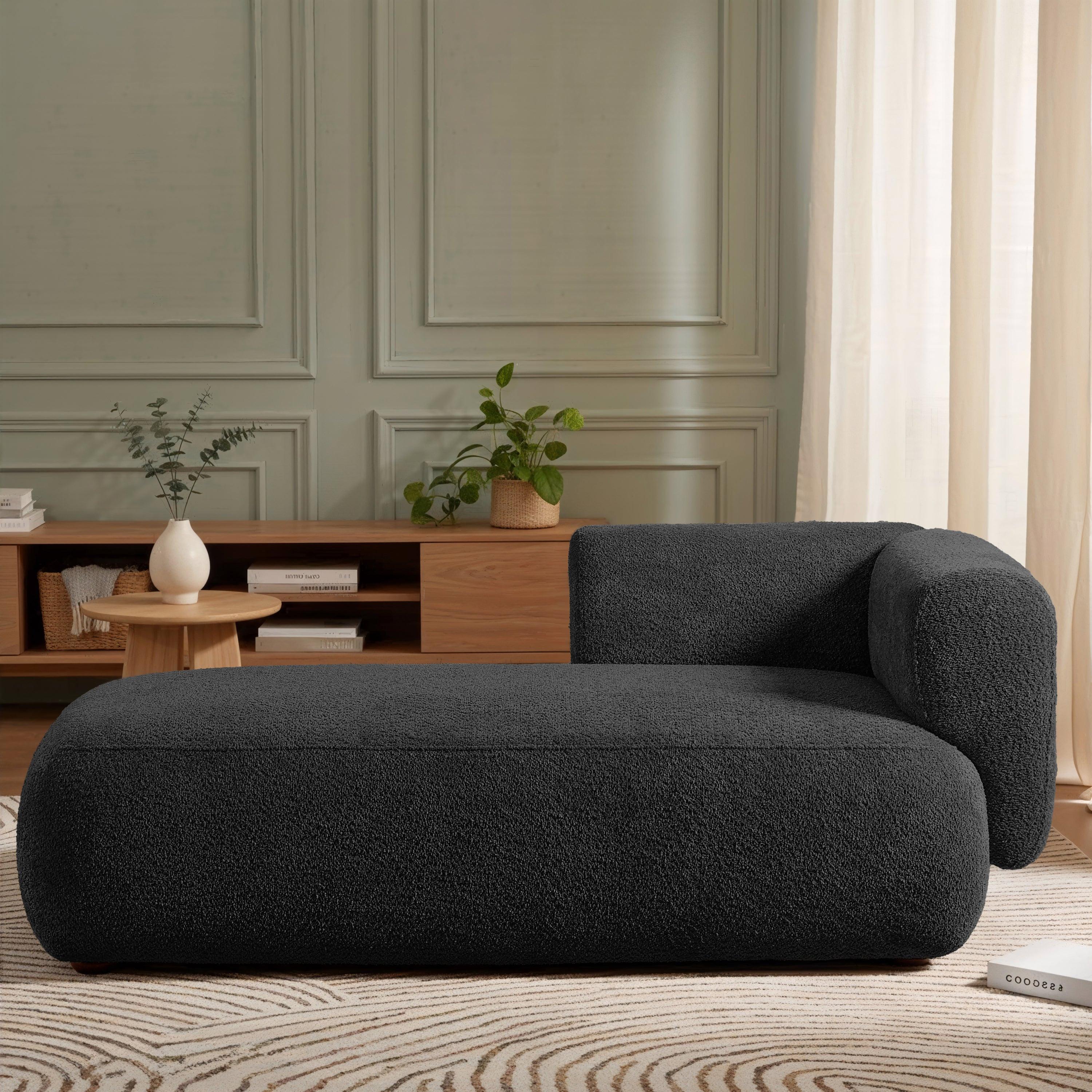 Upholstered Chaise Lounge for Stylish Comfort.
