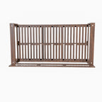 Acacia Wood Porch Swing Daybed Frame for Outdoor Relaxation.