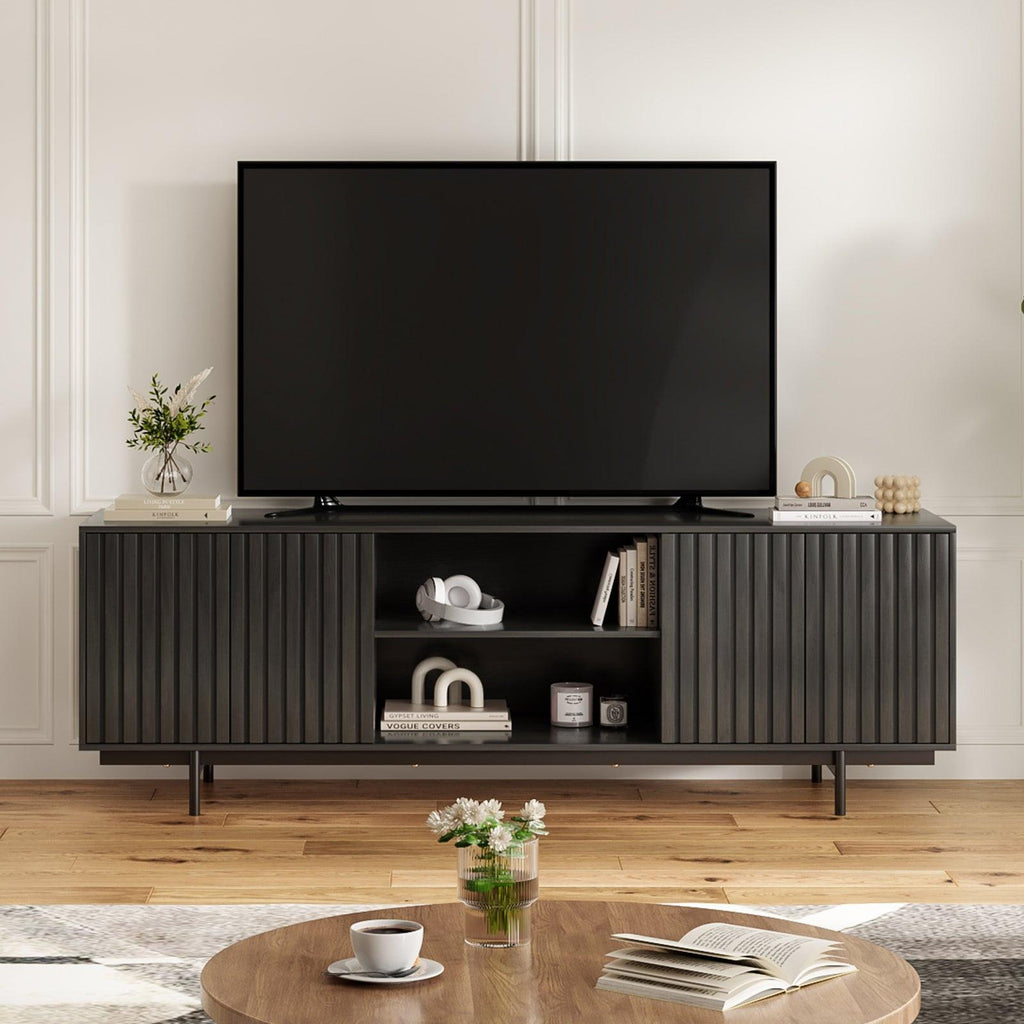 Mid Century Modern TV Stand for TVs Up to 75".