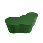 50 Inch Green Fiberglass Coffee Table for Living Room.