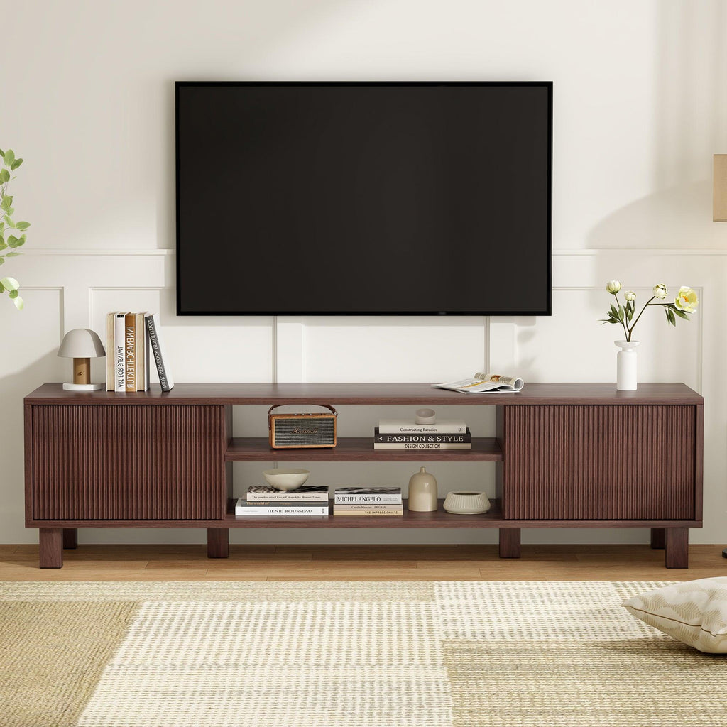 Modern TV Stand for 70 Inch TVs - Stylish Storage Center.