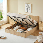 King Size Lift Up Storage Bed Frame with Hydraulic Storage.