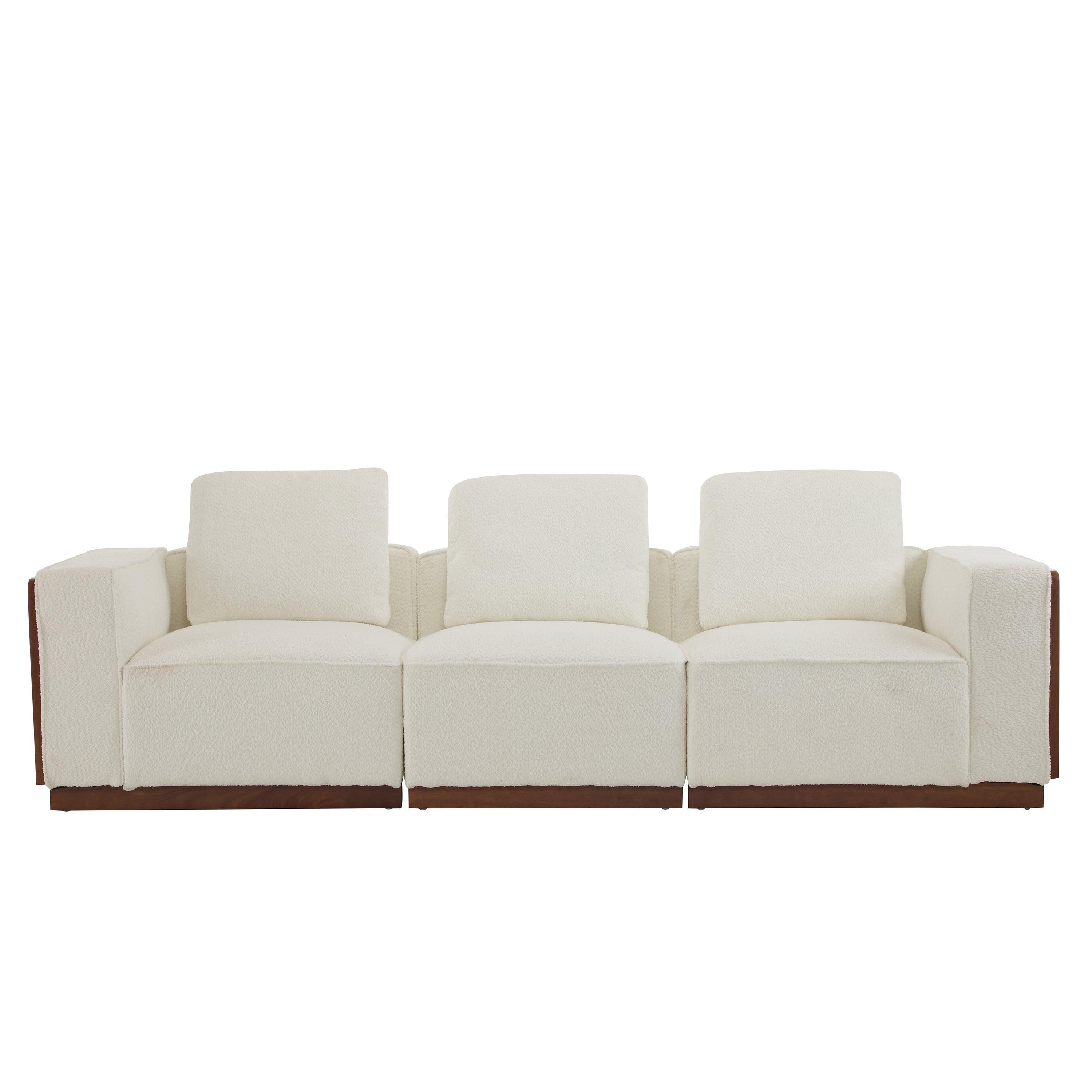 CHITA Modular Sectional Sofa with Wider Seats.
