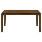 Warren Dark Brown Rectangular Dining Table - Seats 6.