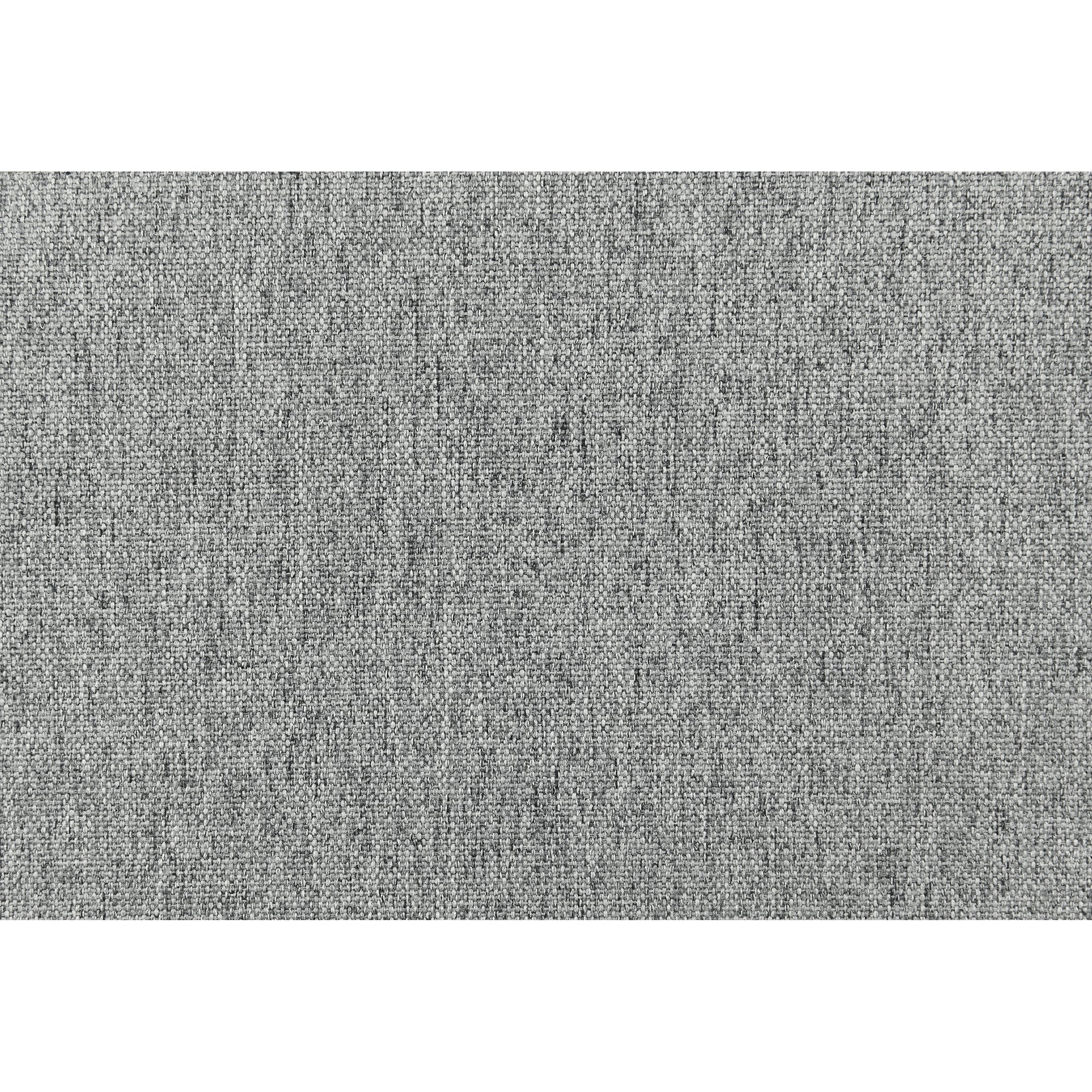 Close-up of gray fabric texture used on the Amador Dining Chair seat, showing durable woven material.