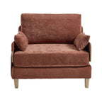 Front-facing Convertible Sofa Bed Recliner - 3-in-1 with two pillows and compact frame, ideal for modern multifunctional interiors.