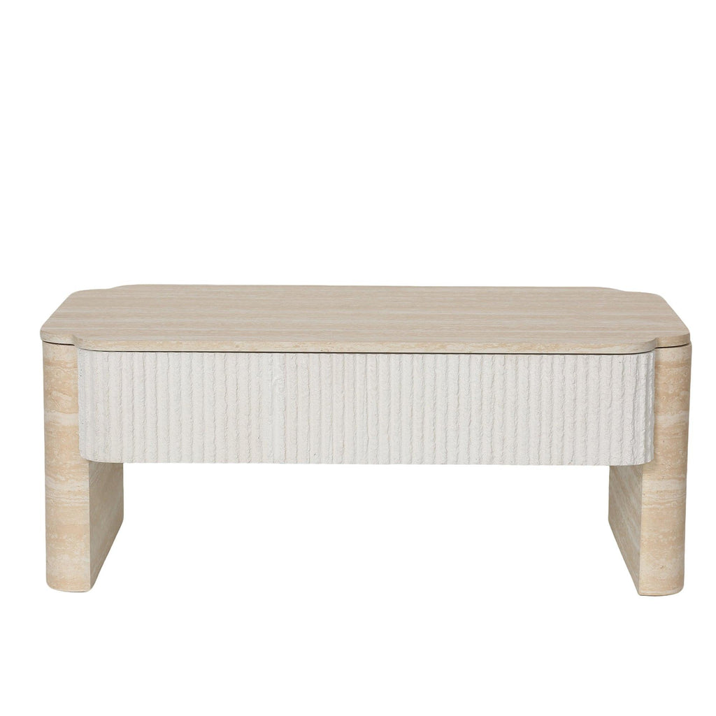 Lift Top Coffee Table with Hidden Storage for Small Spaces.