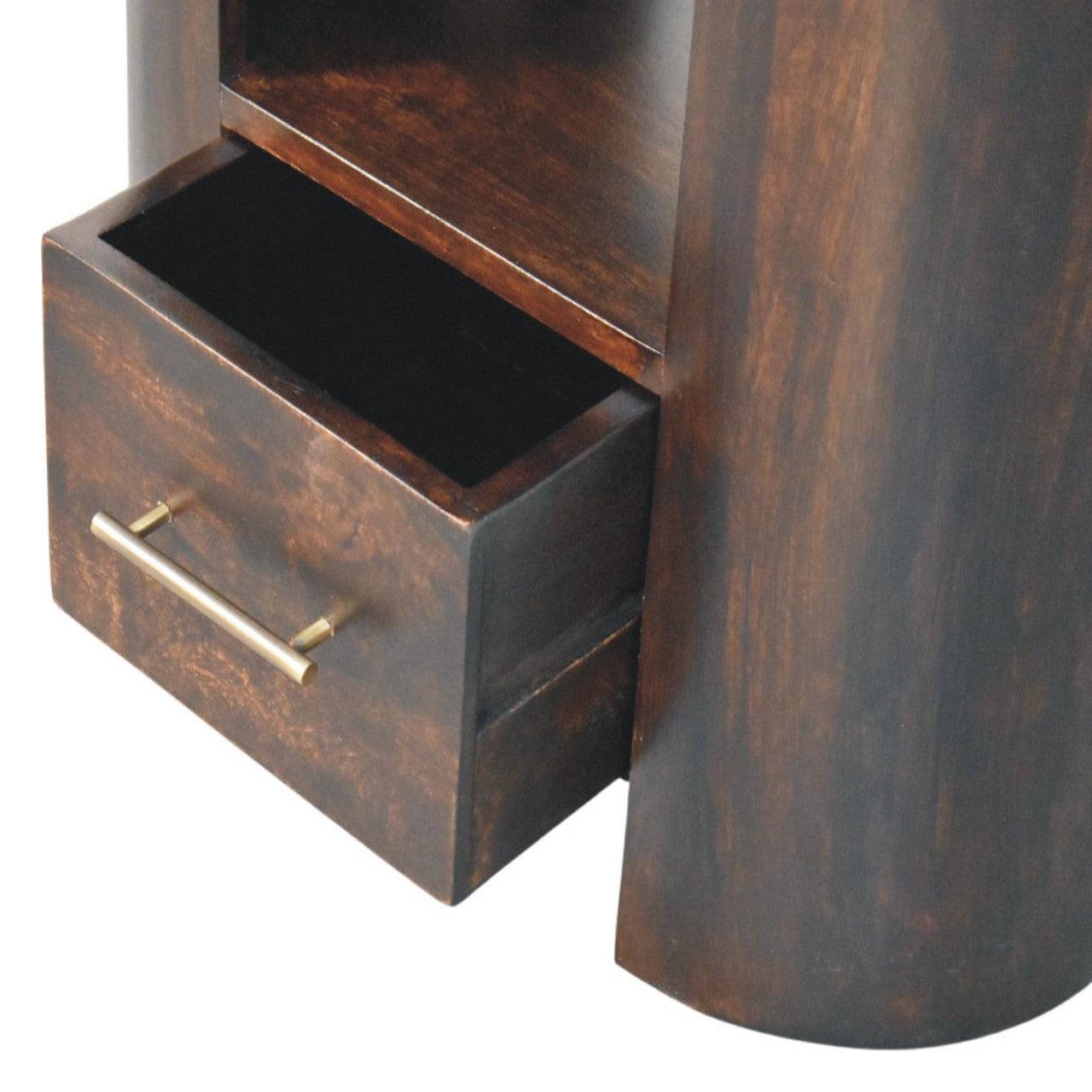 Mango Wood Bedside Table - Artisan Furniture Valencia.