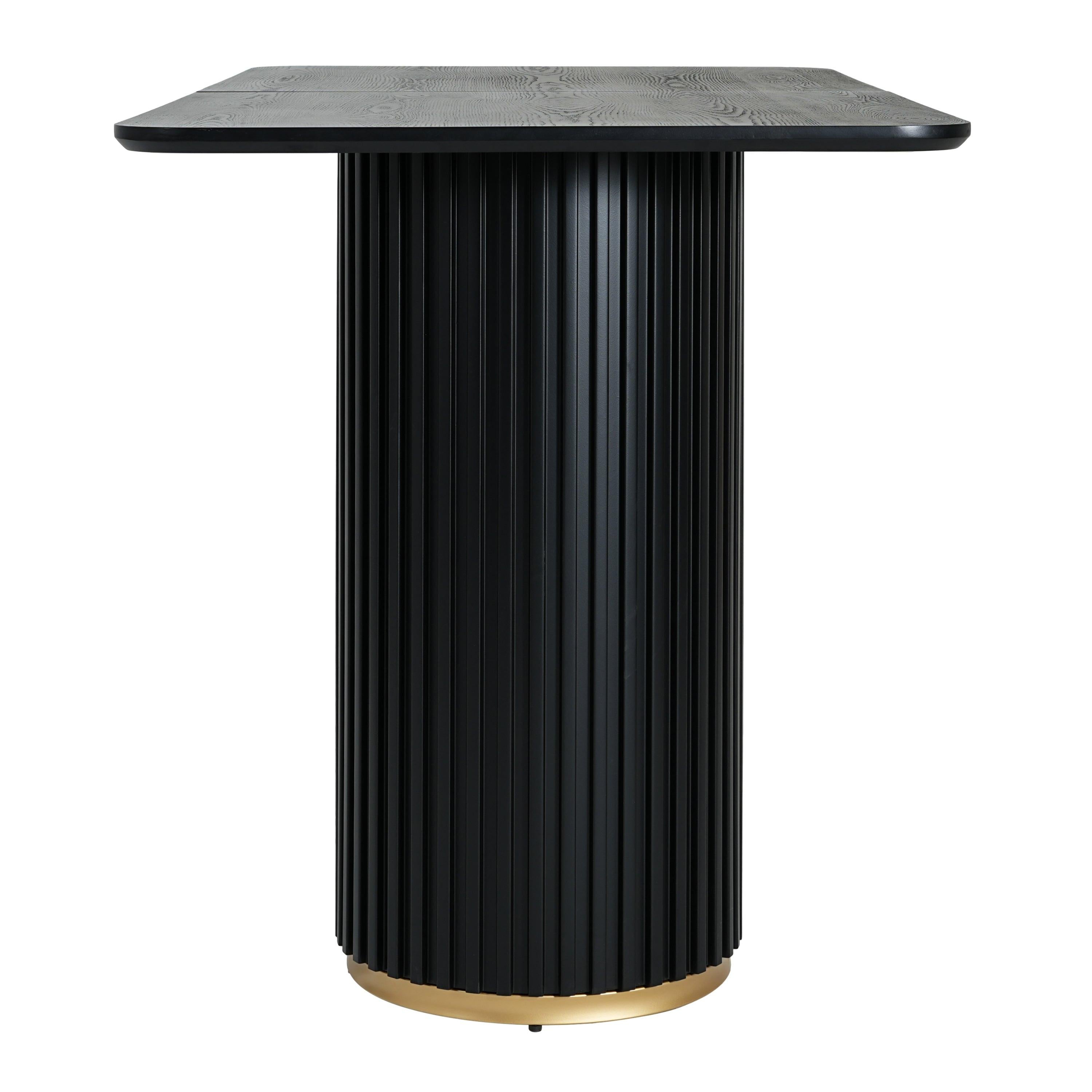 Modern Black Counter Table for Dining Room.