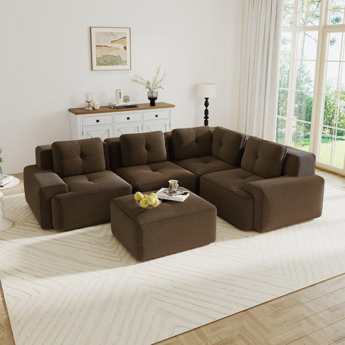 Modular Sectional Sofa for Versatile Living Room Seating.