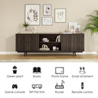 Mid Century Modern TV Stand for TVs Up to 75 inches.